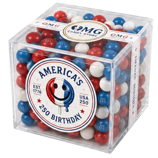 America's Birthday Gummy Cubes